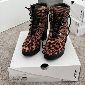 Aldo Nipsel Leopard Boots
